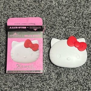 Hello Kitty Impressions Kawaii Compact Mirror Magnifying With Light NIB